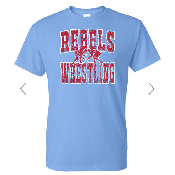 Rebels Wrestling Gildan Heavy Cotton Short Sleeve -Youth