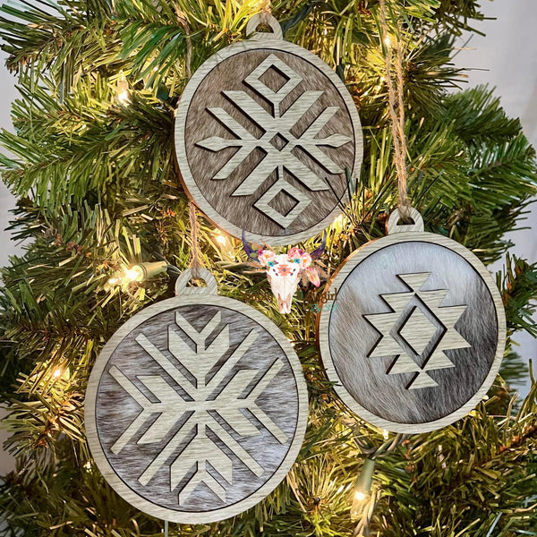 Cowhide Ornaments