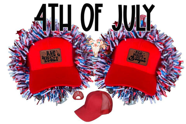 July 4th Ponytail Hats