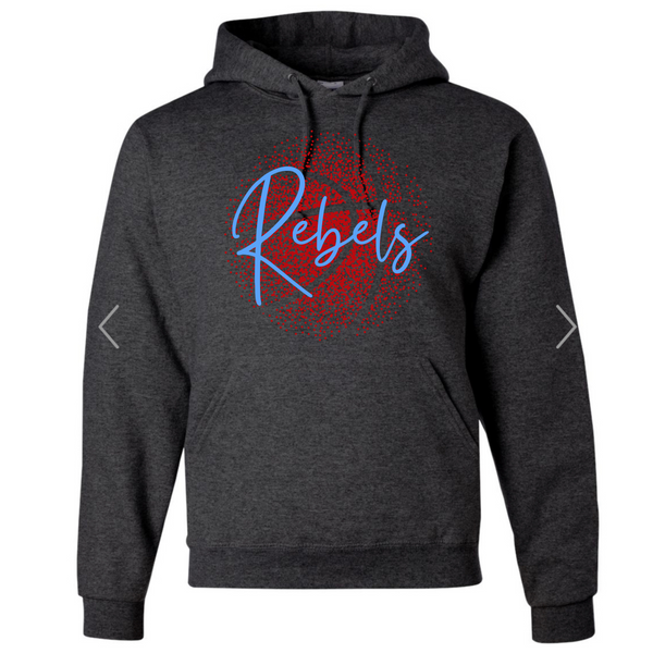 Rebels Red Splatter Basketball