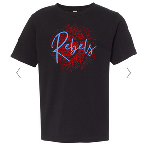 Rebels Red Splatter Basketball