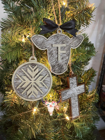 Cowhide Ornaments