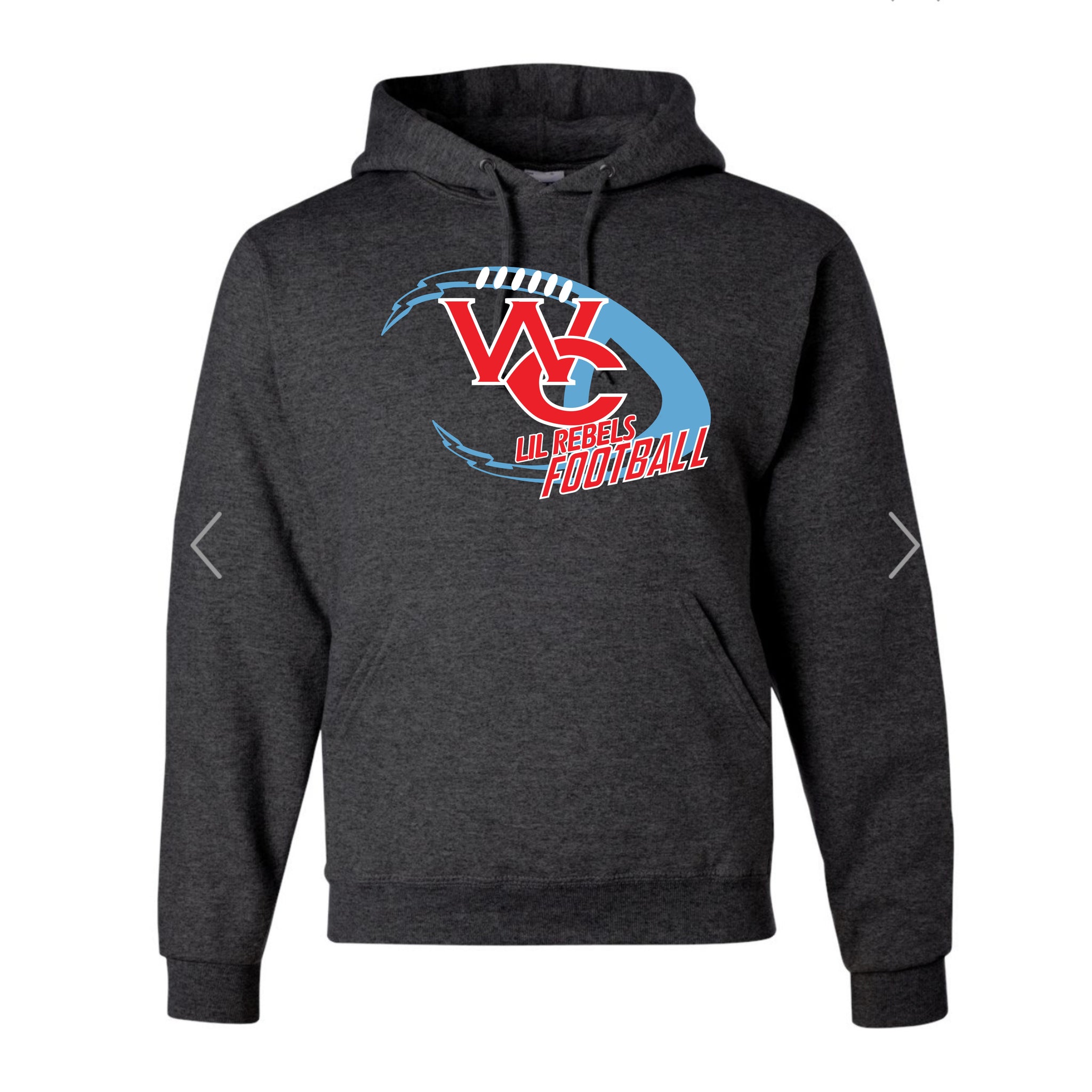 Lil Rebel Football Hoodies - Unisex Adult