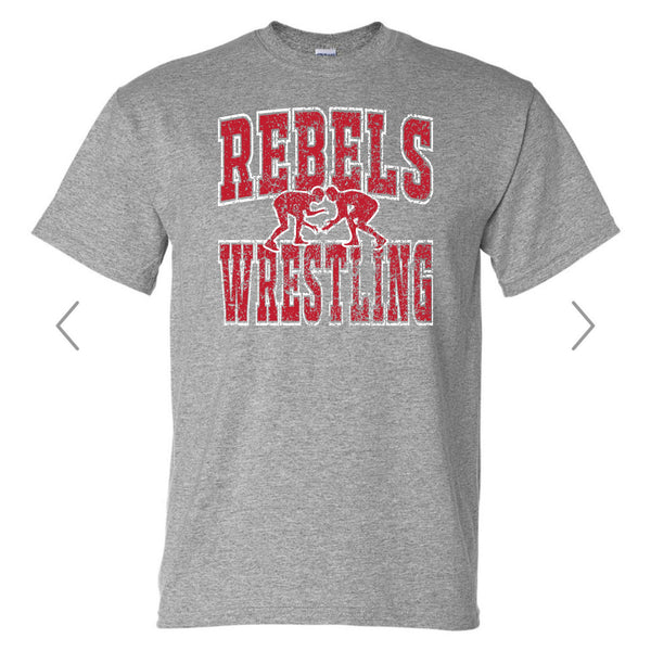 Rebels Wrestling Gildan 50/50 Blend Short Sleeve - Adult Unisex