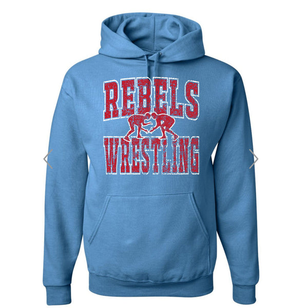 WCMS Rebel Wrestling Hoodies - Unisex Adult