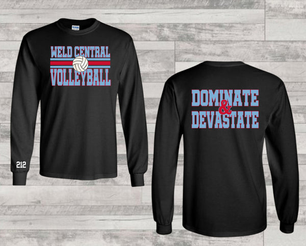 Weld Central Volleyball 2024 Season Shirts - Youth