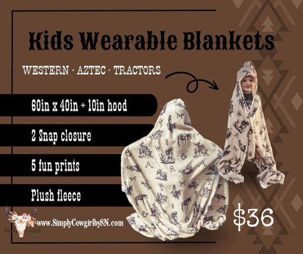 Kids Wearable Blankets