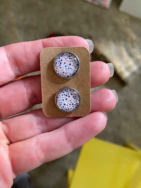 Patriotic Stud Earrings