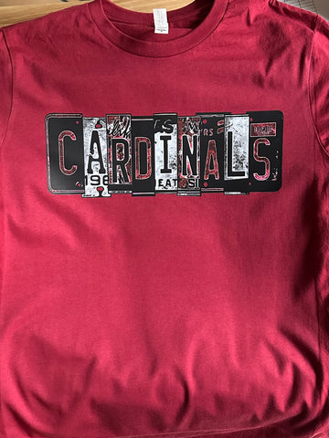 Cardinal License Plate- Youth